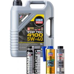 Liqui Moly Top Tec 4100 5W-40 5L + Platinum Service Kit