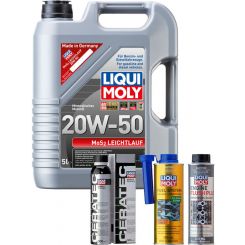 Liqui Moly MoS2 Leichtlauf 20W-50 5L + Platinum Service Kit