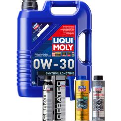 Liqui Moly Synthoil Longtime Plus 0W-30 5L + Platinum Service Kit