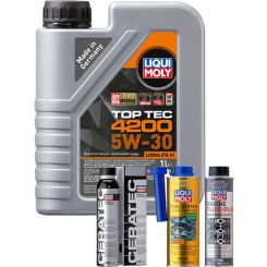Liqui Moly Top Tec 4200 5W-30 1L + Platinum Service Kit