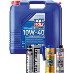 Liqui Moly Super Leichtlauf 10W-40 20L + Platinum Service Kit