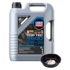 LIQUI MOLY Top Tec 4600 5W-30 5L + 6L Drip Tray