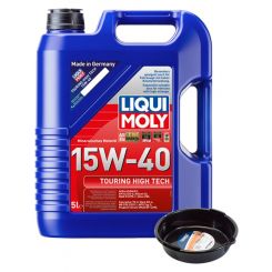 LIQUI MOLY Touring High Tech 15W-40 5L + 6L Drip Tray