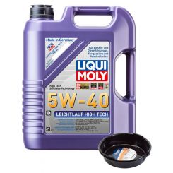 LIQUI MOLY Leichtlauf High Tech 5W-40 5L + 6L Drip Tray