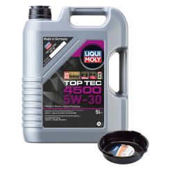 LIQUI MOLY Top Tec 4500 5W-30 5L + 6L Drip Tray
