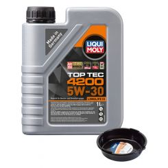 LIQUI MOLY Top Tec 4200 5W-30 1L + 6L Drip Tray