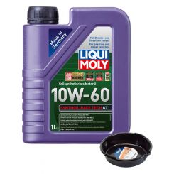 LIQUI MOLY Synthoil Race Tech GT1 10W-60 1L + 6L Drip Tray