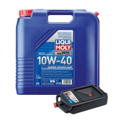 LIQUI MOLY Super Leichtlauf 10W-40 20L + 8L Drip Tray