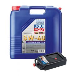 LIQUI MOLY Leichtlauf High Tech 5W-40 20L + 8L Drip Tray