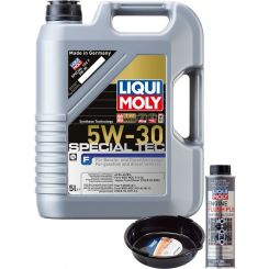LIQUI MOLY Special Tec F 5W-30 5L Silver Service Kit + 6L Drip Tray