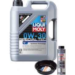 LIQUI MOLY Special Tec V 0W-30 5L Silver Service Kit + 6L Drip Tray