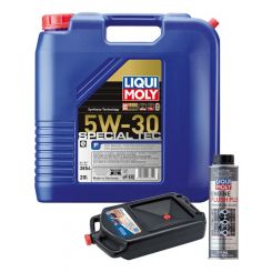 LIQUI MOLY Special Tec F 5W-30 20L Silver Service Kit + 8L Drip Tray