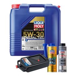 LIQUI MOLY Special Tec F 5W-30 20L Gold Service Kit + 8L Drip Tray