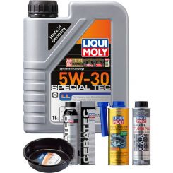 LIQUI MOLY Special Tec LL 5W-30 1L Platinum Service Kit + 6L Drip Tray