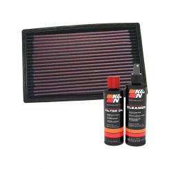 K&N Air Filter 33-2034 + Recharge Kit