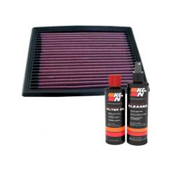 K&N Air Filter 33-2036 + Recharge Kit