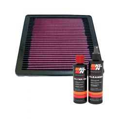 K&N Air Filter 33-2045 + Recharge Kit