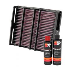 K&N Air Filter 33-2054 + Recharge Kit