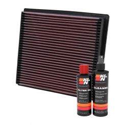 K&N Air Filter 33-2056 + Recharge Kit