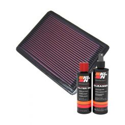 K&N Air Filter 33-2057 + Recharge Kit