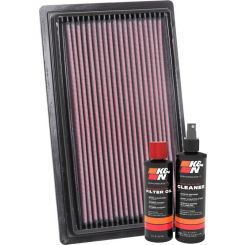 K&N Air Filter 33-2075 + Recharge Kit