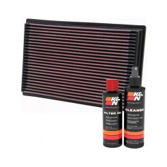 K&N Air Filter 33-2080 + Recharge Kit