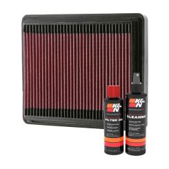 K&N Air Filter 33-2081 + Recharge Kit