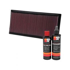 K&N Air Filter 33-2084 + Recharge Kit