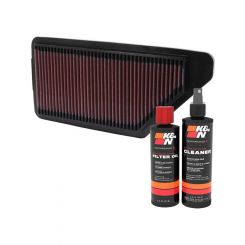 K&N Air Filter 33-2090 + Recharge Kit