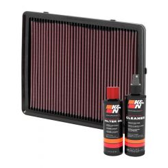K&N Air Filter 33-2116 + Recharge Kit