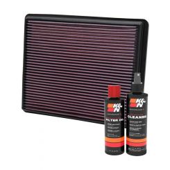K&N Air Filter 33-2129 + Recharge Kit