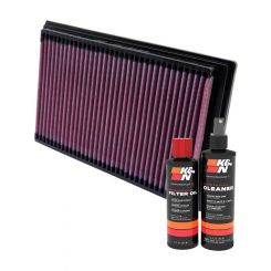 K&N Air Filter 33-2157 + Recharge Kit