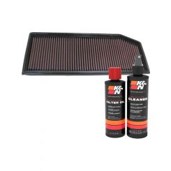 K&N Air Filter 33-2158 + Recharge Kit