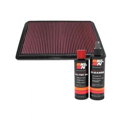K&N Air Filter 33-2164 + Recharge Kit