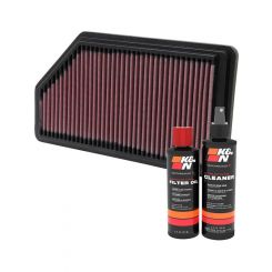 K&N Air Filter 33-2200 + Recharge Kit
