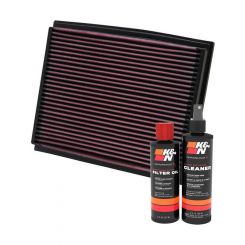 K&N Air Filter 33-2209 + Recharge Kit