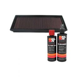 K&N Air Filter 33-2210 + Recharge Kit