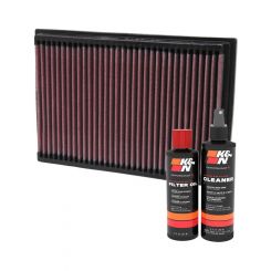 K&N Air Filter 33-2245 + Recharge Kit