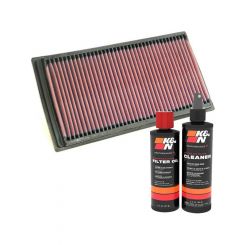 K&N Air Filter 33-2255 + Recharge Kit