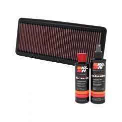 K&N Air Filter 33-2277 + Recharge Kit