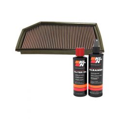 K&N Air Filter 33-2280 + Recharge Kit