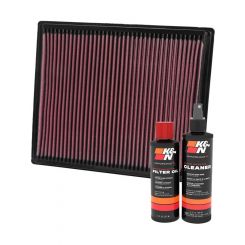 K&N Air Filter 33-2286 + Recharge Kit