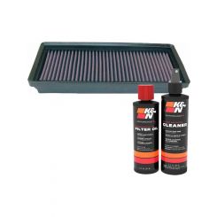 K&N Air Filter 33-2290 + Recharge Kit