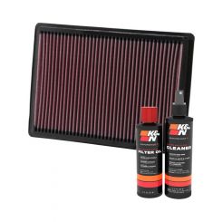 K&N Air Filter 33-2295 + Recharge Kit