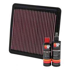 K&N Air Filter 33-2304 + Recharge Kit