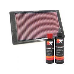 K&N Air Filter 33-2317 + Recharge Kit