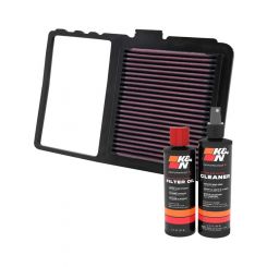 K&N Air Filter 33-2329 + Recharge Kit