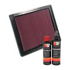 K&N Air Filter 33-2337 + Recharge Kit