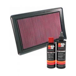 K&N Air Filter 33-2349 + Recharge Kit