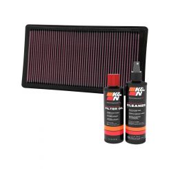 K&N Air Filter 33-2353 + Recharge Kit